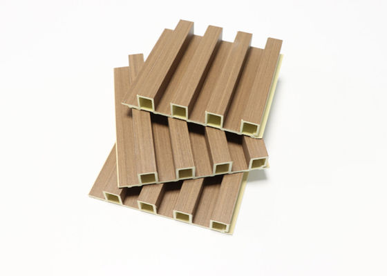 پانل دیواری دکوری داخلی WPC Fluted Wood Panel WPC Fluted Alternative Wood