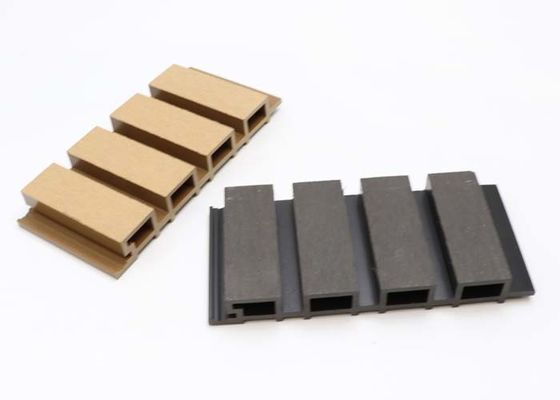 چند رنگ HDPE 219x26mm WPC روکش دیواری مواد تزئینی خارجی