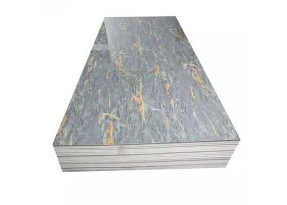 1220x2800mm PVC مرمر کامپوزیت کاشی شفاف پی وی سی Uv