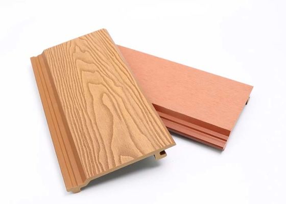 مواد تزئینی پانل دیواری WPC خارجی HDPE 148x21mm چند رنگ