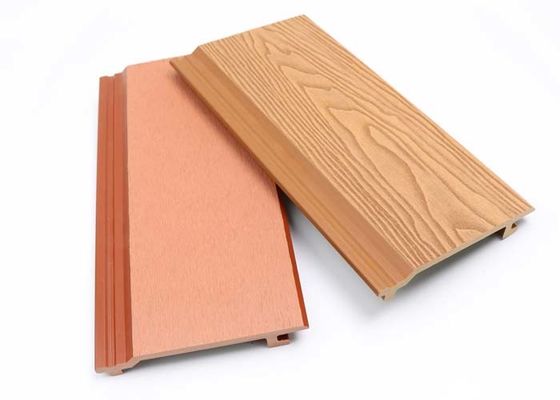 چوب پلاستیک کامپوزیت خارجی پانل دیواری WPC 28mm Co اکستروژن دکوراسیون فضای باز