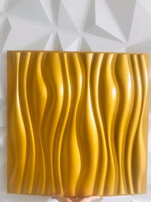 پانل های دیواری سه بعدی تزئینی 50x50cm طراحی مدرن داخلی خانه 100% PVC