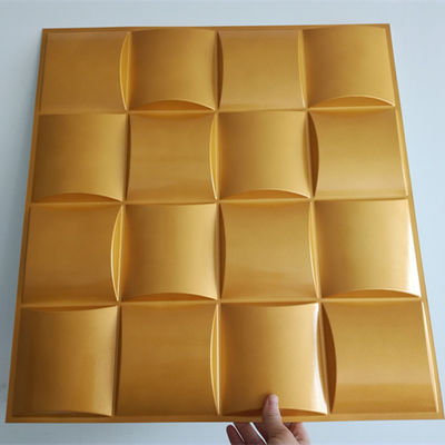 پانل های دیواری سه بعدی تزئینی 50x50cm طراحی مدرن داخلی خانه 100% PVC