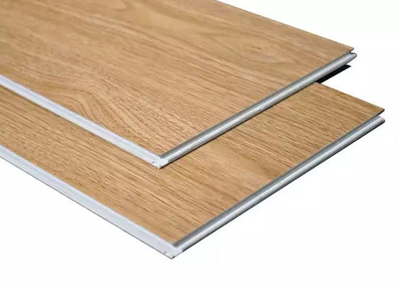 کفپوش چوبی 180x1220x4mm کلیک کنید SPC کفپوش پلاستیکی PVC ضد آب