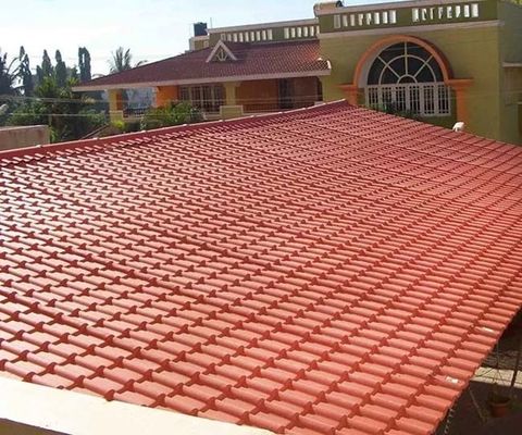 پوشش رنگارنگ کاشی های خورشیدی سرامیکی خورشیدی از جنس رزین U شکل