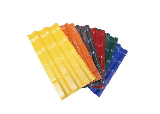 ASA APVC UPVC سقف کاشی PVC ورق های سقفی پلاستیکی موجدار