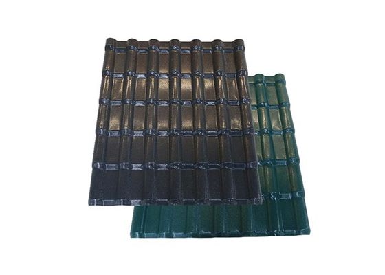 ASA APVC UPVC سقف کاشی PVC ورق های سقفی پلاستیکی موجدار