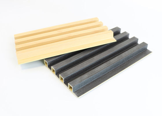 پانل دیواری دکوراتیو Wpc Fluted بافت چوبی 160 * 24 * 2900 میلی متر ضد آب