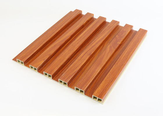 پانل دیواری دکوراتیو Wpc Fluted بافت چوبی 160 * 24 * 2900 میلی متر ضد آب