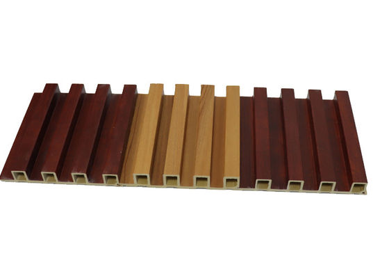 پانل دیواری Wpc لوور چوب دانه 195 * 25 * 2900 میلی متر ضد آب برای دکوراسیون داخلی