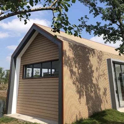 Co Extrusion Exterior Wpc Panel Wall Cladding ضد آب برای دکوراسیون باغ