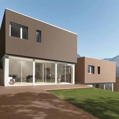 Co Extrusion Exterior Wpc Panel Wall Cladding ضد آب برای دکوراسیون باغ