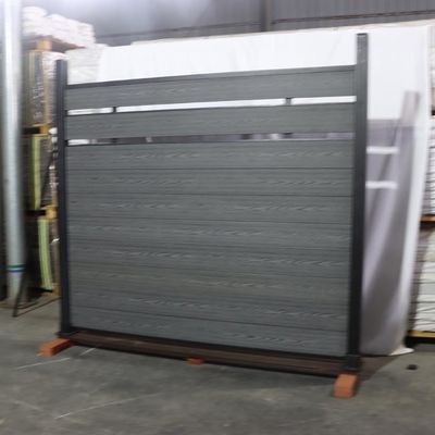 Garden Co Extrusion Wpc Fence Panel Wood Plastic Composite Proof ضد کپک