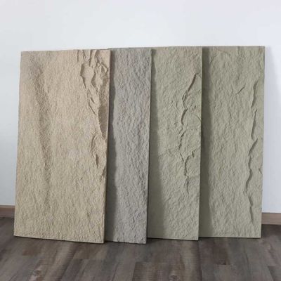 پانل سنگی PU ضخیم با نصب آسان برای دکور دیوار 120 * 60 سانتی متر 3 سانتی متر