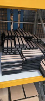 2440x1220mm آکوستیک صفحه هیئت مدیره چوبی صفحه چوبی مقاومت در برابر رطوبت