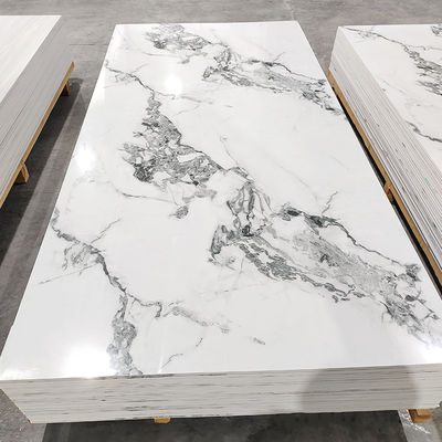صفحه UV 1220*2440*3mm ضد آب بسیار درخشان / لایه دار برای تزئینات خانگی