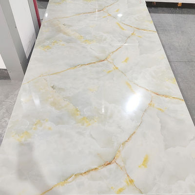 صفحه UV 1220*2440*3mm ضد آب بسیار درخشان / لایه دار برای تزئینات خانگی