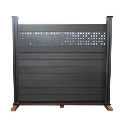 Garden Co Extrusion Wpc Fence Panel Wood Plastic Composite Proof ضد کپک