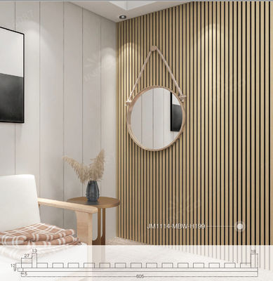 2440x1220mm آکوستیک صفحه هیئت مدیره چوبی صفحه چوبی مقاومت در برابر رطوبت
