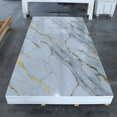 1220x2800mm ورق مرمر PVC تزئینی داخلی