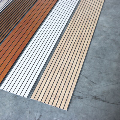 پانل دیواری سقف فلوت دار PVC با نصب آسان مقاوم در برابر رطوبت برای دکوراسیون دیوار سقفی داخلی مدرن