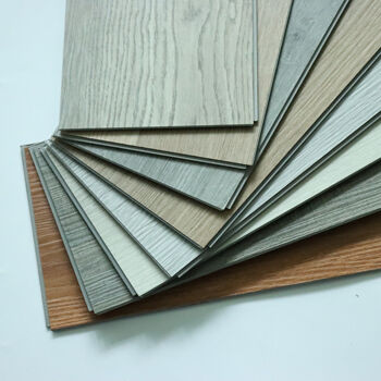 فرمالدهید E0 SPC کفپوش PVC با سنگ آهک مواد اولیه دوام عالی راه حل کفپوش برای کاربردهای تجاری و مسکونی