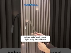 پانل دیواری WPC داخلی فلوت پی وی سی چوبی برای دکوراسیون