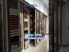 پانل دیواری پلی استایرن 122x12mm پانل دیواری PS دکوراسیون منزل SGS