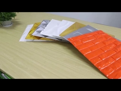 پانل دیواری داخلی سه بعدی دکوراتیو رزین پی وی سی ضد آب برای دیوارها